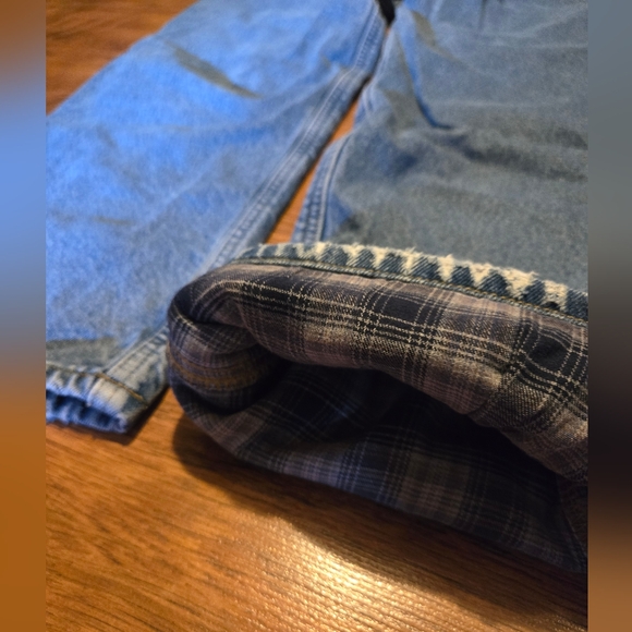 Carhartt LINED Jeans men's 40 x 36 comfy relaxed fit warm heavy workwear pants - Picture 8 of 10